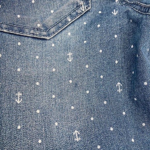 Celebrity Pink Anchor Print Ankle Jeans - Picture 9 of 9